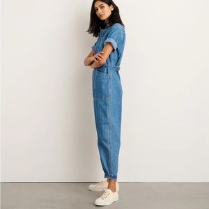 COPY - Alex Mill Standard Short Sleeve Jumpsuit in Denim